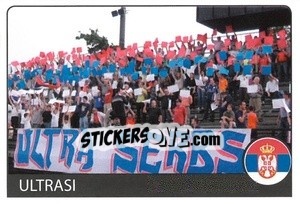 Sticker Beli Orlovi - Euro 2008 - Rafo