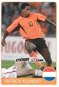 Sticker Patrick Kluivert - Euro 2008 - Rafo