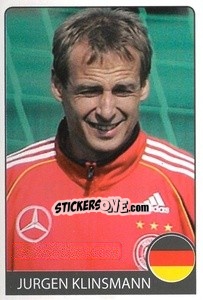 Sticker Jurgen Klinsmann - Euro 2008 - Rafo