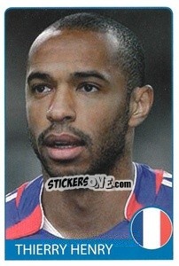 Sticker Thierry Henry - Euro 2008 n. 360 - Rafo