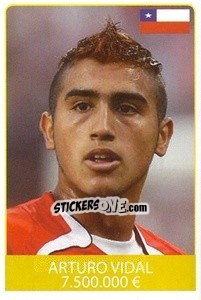 Sticker Arturo Vidal - World Cup 2010 n. 546 - Rafo