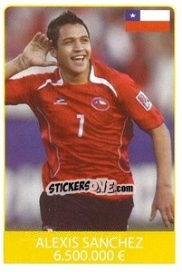 Sticker Alexis Sanchez - World Cup 2010 - Rafo