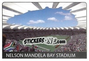 Sticker Nelson Mandela Bay Stadium - World Cup 2010 n. 6 - Rafo