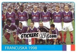 Sticker Francuska 1998 - World Cup 2010 - Rafo