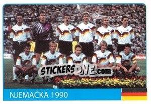 Sticker Njemacka 1990 - World Cup 2010 - Rafo
