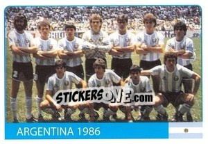 Figurina Argentina 1986