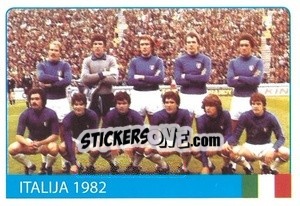 Sticker Italija 1982