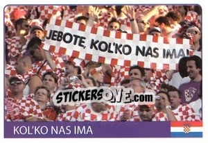 Sticker Kol'ko Nas Ima - World Cup 2010 - Rafo