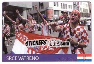 Sticker Srce Vatreno - World Cup 2010 - Rafo