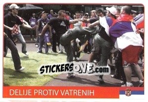 Sticker Delije Protiv Vatrenih - World Cup 2010 - Rafo