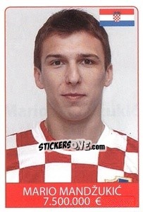 Sticker Mario Mandžukic - World Cup 2010 n. 75 - Rafo