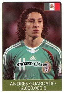 Sticker Andres Guardado - World Cup 2010 n. 92 - Rafo