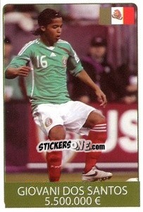 Sticker Giovani Dos Santos - World Cup 2010 - Rafo