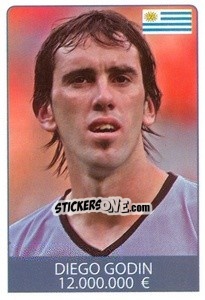 Sticker Diego Godin - World Cup 2010 n. 106 - Rafo