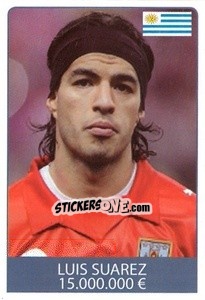 Sticker Luis Suarez - World Cup 2010 - Rafo