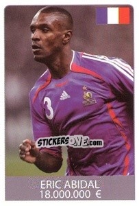 Sticker Eric Abidal - World Cup 2010 n. 122 - Rafo