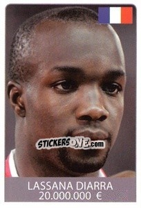 Sticker Lassana Diarra - World Cup 2010 - Rafo