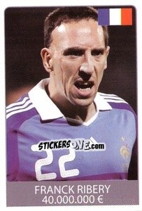 Sticker Franck Ribery - World Cup 2010 - Rafo