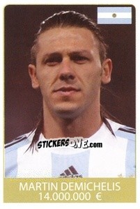 Sticker Martin Demichelis - World Cup 2010 - Rafo