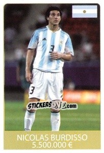 Sticker Nicolas Burdisso - World Cup 2010 - Rafo