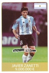 Sticker Javier Zanetti - World Cup 2010 - Rafo