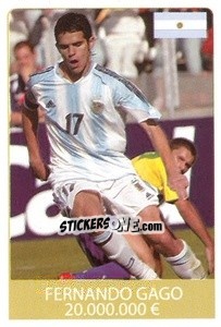 Sticker Fernando Gago - World Cup 2010 n. 143 - Rafo