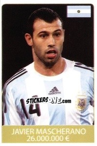 Sticker Javier Mascherano - World Cup 2010 - Rafo