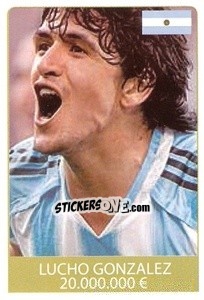 Sticker Lucho Gonzalez - World Cup 2010 - Rafo