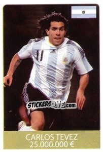 Sticker Carlos Tevez - World Cup 2010 - Rafo