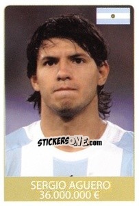 Sticker Sergi Aguero - World Cup 2010 n. 150 - Rafo