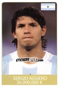 Cromo Sergi Aguero