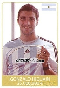 Sticker Gonzalo Higuain - World Cup 2010 n. 151 - Rafo