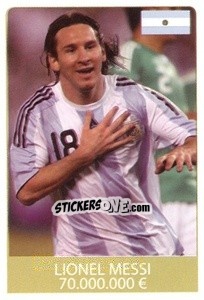 Sticker Lionel Messi - World Cup 2010 - Rafo