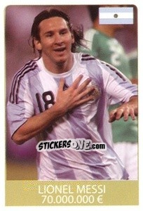 Sticker Lionel Messi - World Cup 2010 n. 152 - Rafo