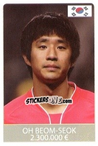 Sticker Oh Beom-Seok - World Cup 2010 - Rafo