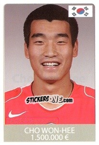 Sticker Cho Won-Hee - World Cup 2010 - Rafo