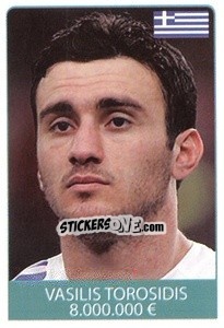 Sticker Vasilis Torosidis - World Cup 2010 - Rafo