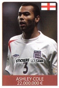 Sticker Ashley Cole - World Cup 2010 - Rafo