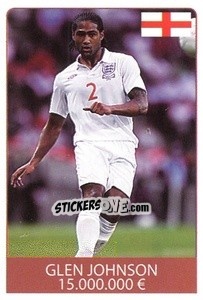 Sticker Glen Johnson - World Cup 2010 - Rafo