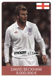 Sticker David Beckham - World Cup 2010 - Rafo