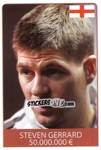 Sticker Steven Gerrard - World Cup 2010 - Rafo