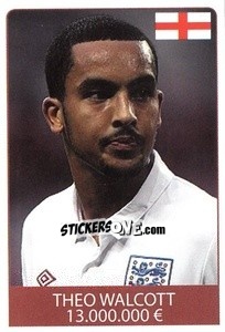 Sticker Theo Walcott - World Cup 2010 n. 217 - Rafo