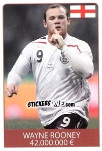Sticker Wayne Rooney - World Cup 2010 - Rafo