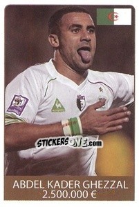 Sticker Abdelkader Ghezzal - World Cup 2010 - Rafo