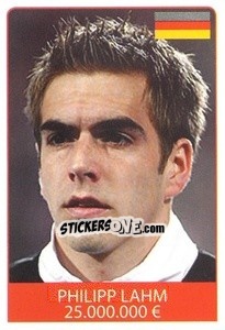 Sticker Philipp Lahm - World Cup 2010 n. 258 - Rafo