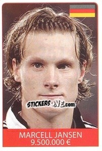 Sticker Marcell Jansen - World Cup 2010 - Rafo