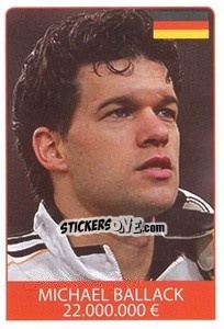 Sticker Michael Ballack - World Cup 2010 n. 267 - Rafo