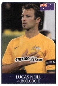 Sticker Lucas Neill - World Cup 2010 - Rafo