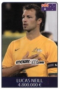 Sticker Lucas Neill - World Cup 2010 n. 275 - Rafo