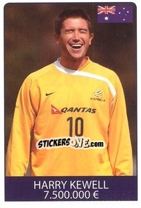 Sticker Harry Kewell - World Cup 2010 - Rafo